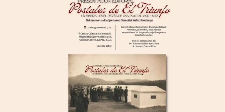 Presentarán el libro y exposición fotográfica “Postales de El Triunfo”
