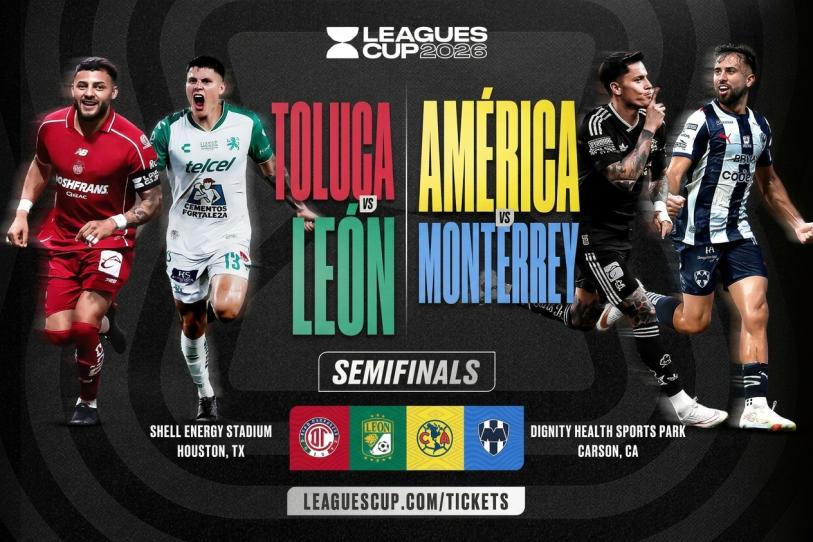 ¡DEFINIDAS! Las sedes de Semifinales de la Leagues Cup se quedan en Estados Unidos