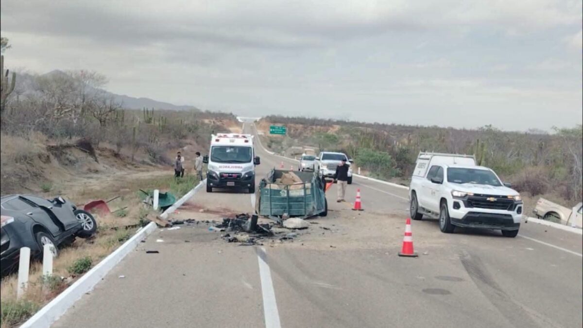 Fatal accidente en carretera de cuota a San José del Cabo
