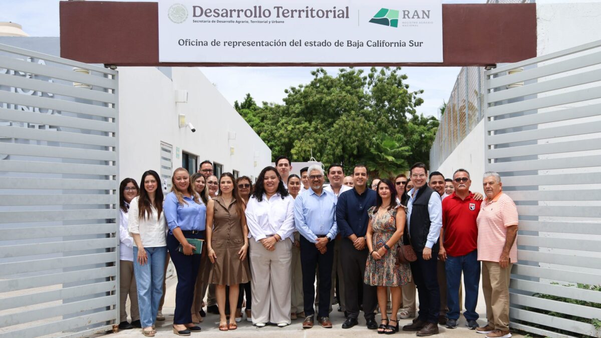 Gobierno del Estado facilita instalación de nuevas oficinas del Registro Agrario Nacional en BCS