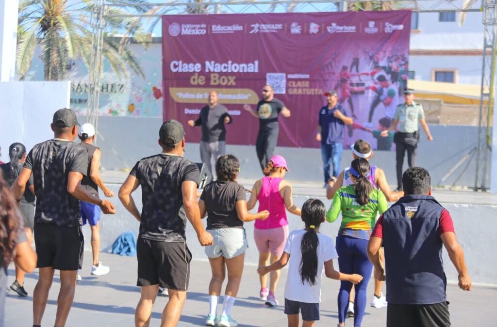 Participa Los Cabos en la clase nacional de box “Puños de Transformación”