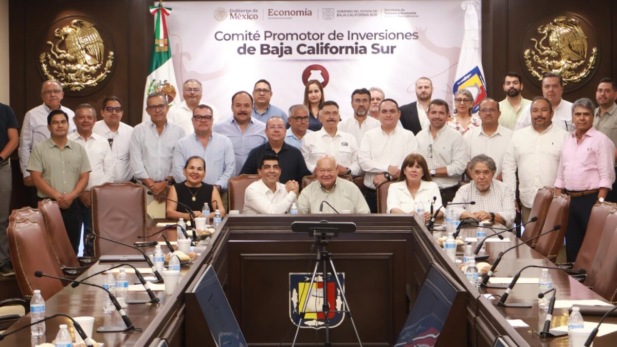 Encabeza Gobernador primera sesión del Comité Promotor de Inversiones; presentan 29 proyectos autorizados para BCS