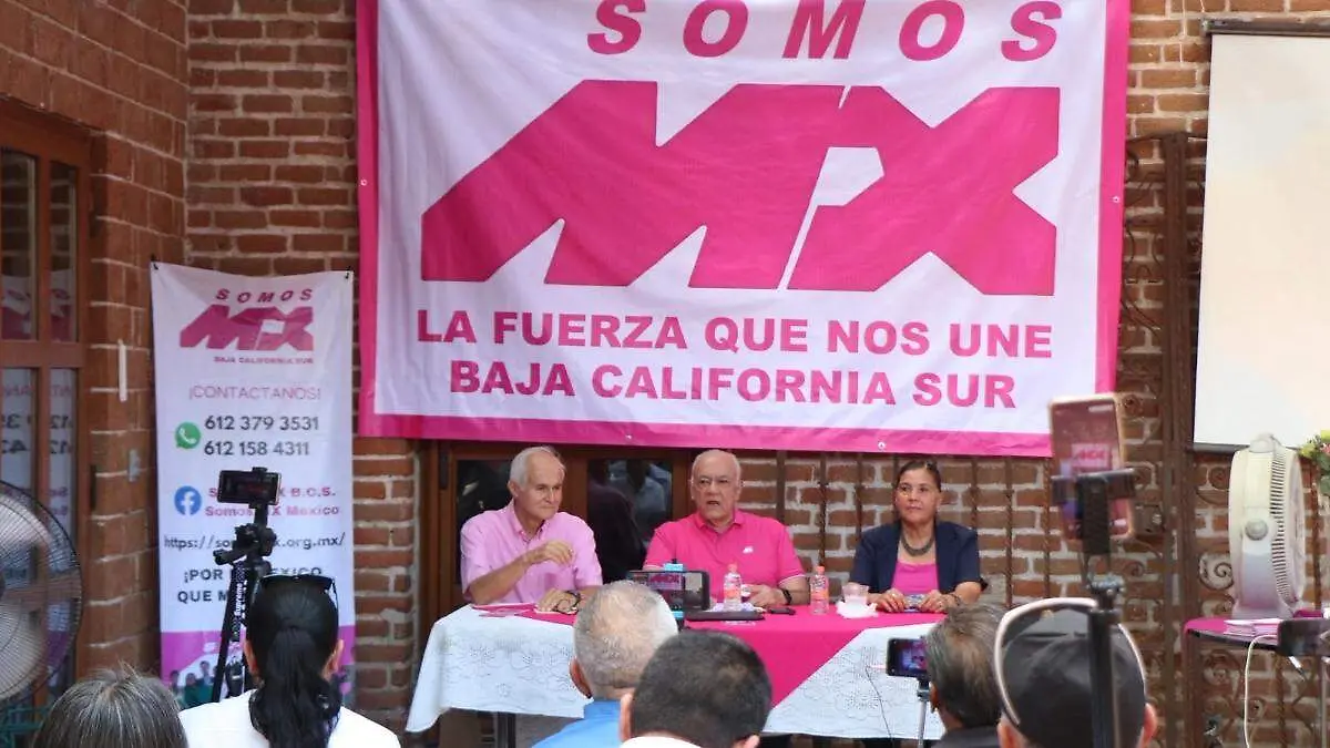 Somos MX irá por la gubernatura en BCS; buscarán candidato para las elecciones de 2027