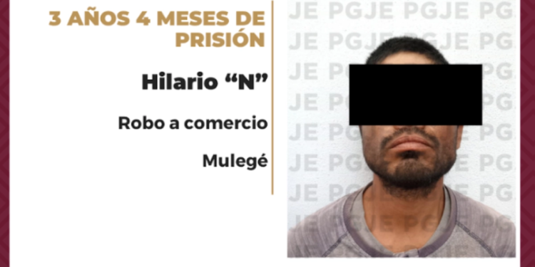 3 años y 4 meses pasará Hilario tras las rejas