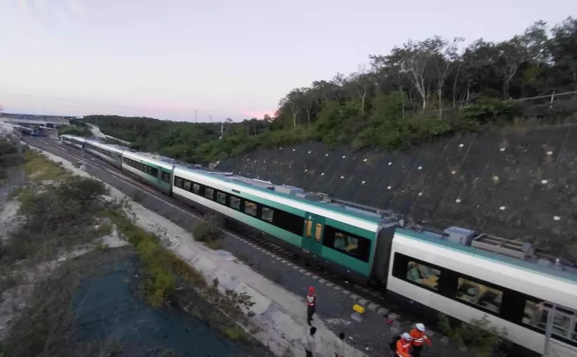 Tren Maya se sale de la vía en Campeche: no hay heridos