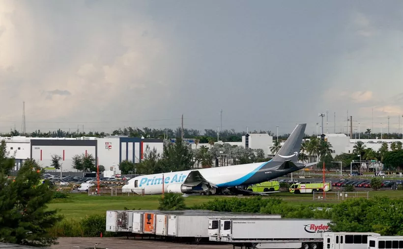Accidente de avión de Amazon Prime Air deja cinco muertos