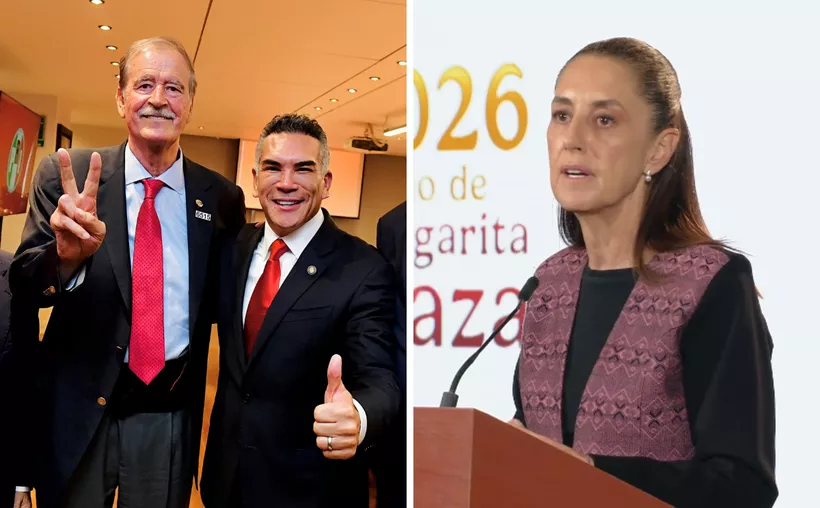 Sheinbaum cuestiona reunión Fox-Moreno en oficinas del PRI