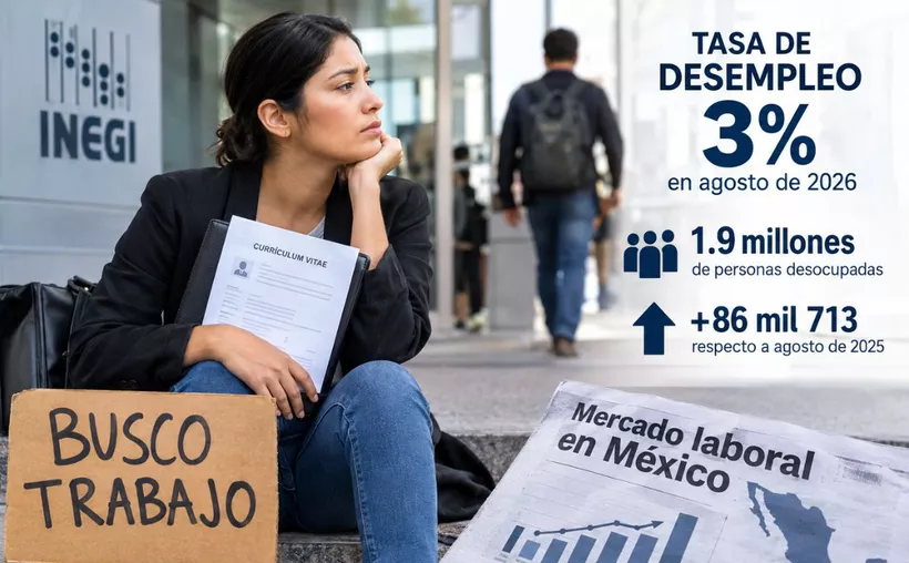 Desempleo en México sube y alcanza a 1.9 millones de personas