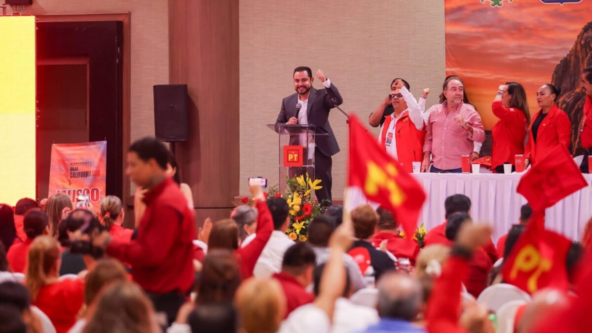 PT supera 60% de su meta de afiliación en BCS; Mercedes Maciel destaca papel de Christian Agúndez