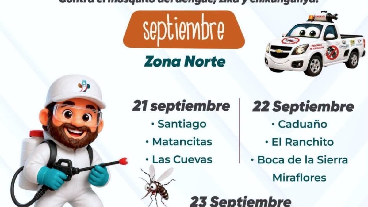 Anuncian fumigación en siete comunidades de la zona norte de Los Cabos