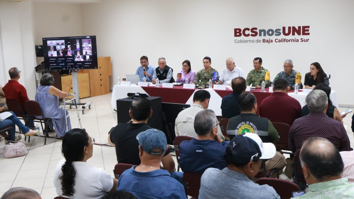 Actualiza Consejo Estatal de Protección Civil situación por lluvias en BCS