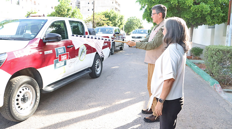 Envían 16 unidades fumigadoras a Comondú para reforzar acciones contra el dengue