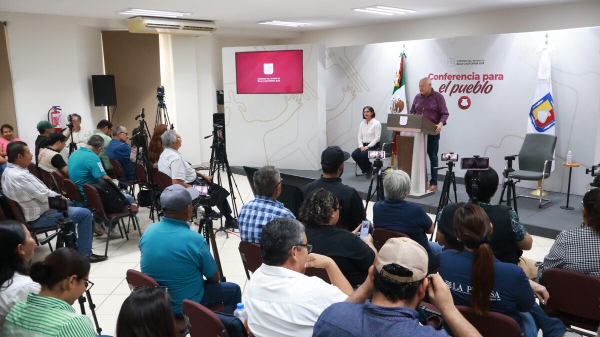 Víctor Castro reconoce trabajo con la Federación; programas sociales benefician a 655 mil 259 personas en BCS
