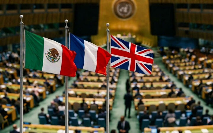 México y Francia suman al Reino Unido en iniciativa para frenar el veto en la ONU ante atrocidades masivas