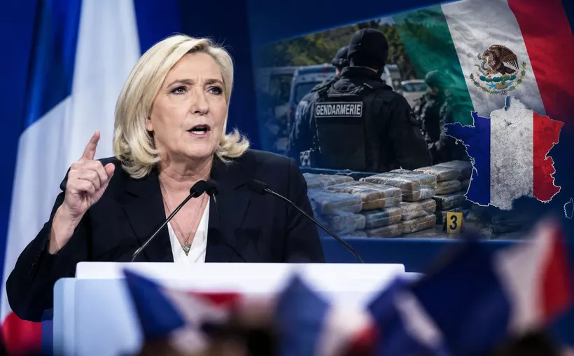 Marine Le Pen promete combatir cárteles y evitar la “mexicanización” de Francia