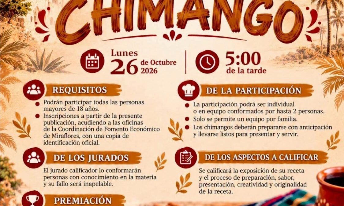 Convocan al Concurso Gastronómico del Chimango en Miraflores