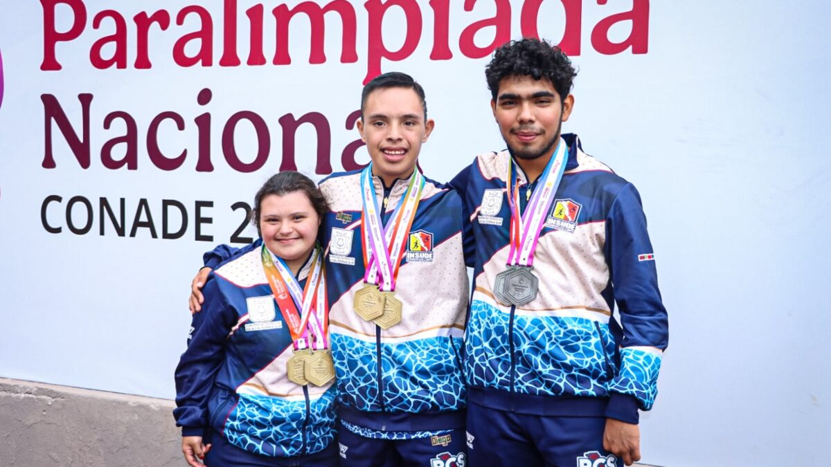 Logra BCS 20 medallas en la Paralimpiada Nacional CONADE 2026