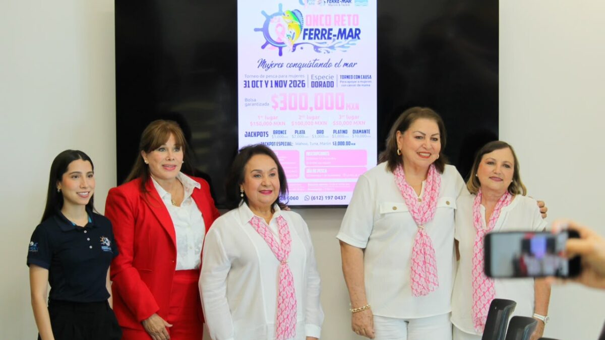 Invita SETUE a participar en el torneo femenil de pesca Onco Reto Ferre-Mar 2026