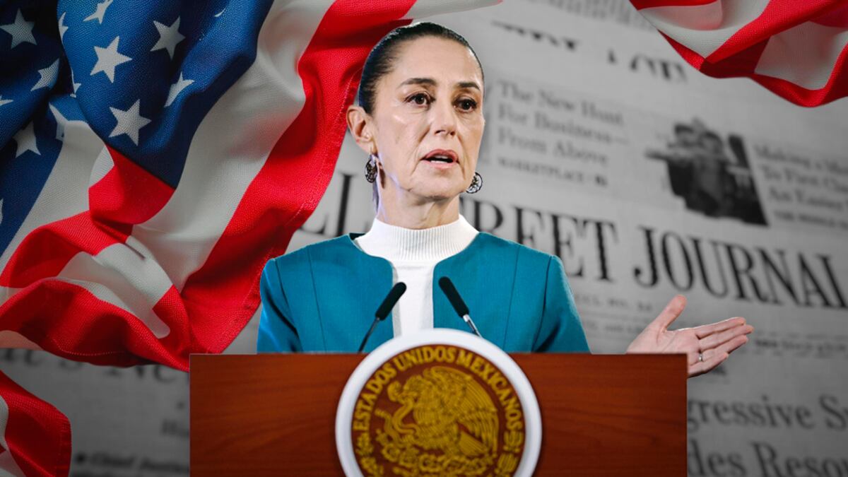 Se harta Sheinbaum de ser amable con EU, dice The Wall Street Journal