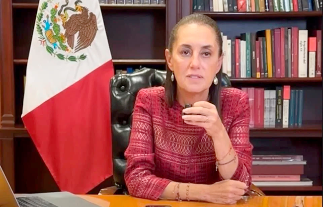 “Falso que use drogas”, Sheinbaum en transmisión en vivo